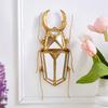 Golden Insect Mirror Insect Beetle Resin Handicraft Mirror Pendant Wall Decoration Mirror Wall Hanging Centipede Room Decor