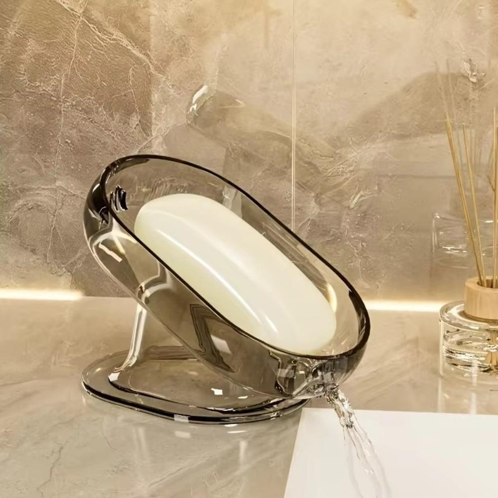 Lightweight Soap Dish Box Durable Plastic Draining Basket Shower Soap Holder  Bedroom Decoration