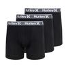 Hurley Mens Plain Boxer Briefs (Pack of 3)
