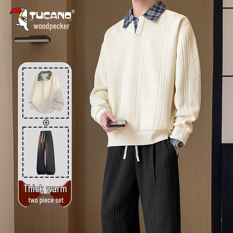 TUCANO Men s Autumn/Winter Loose Fit Sweatshirt Set 38