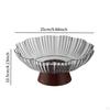 Elegant Fruit Bowl on Pedestal for Sweets And Dried Fruits, Stylish Storage Tray, Snack Stand