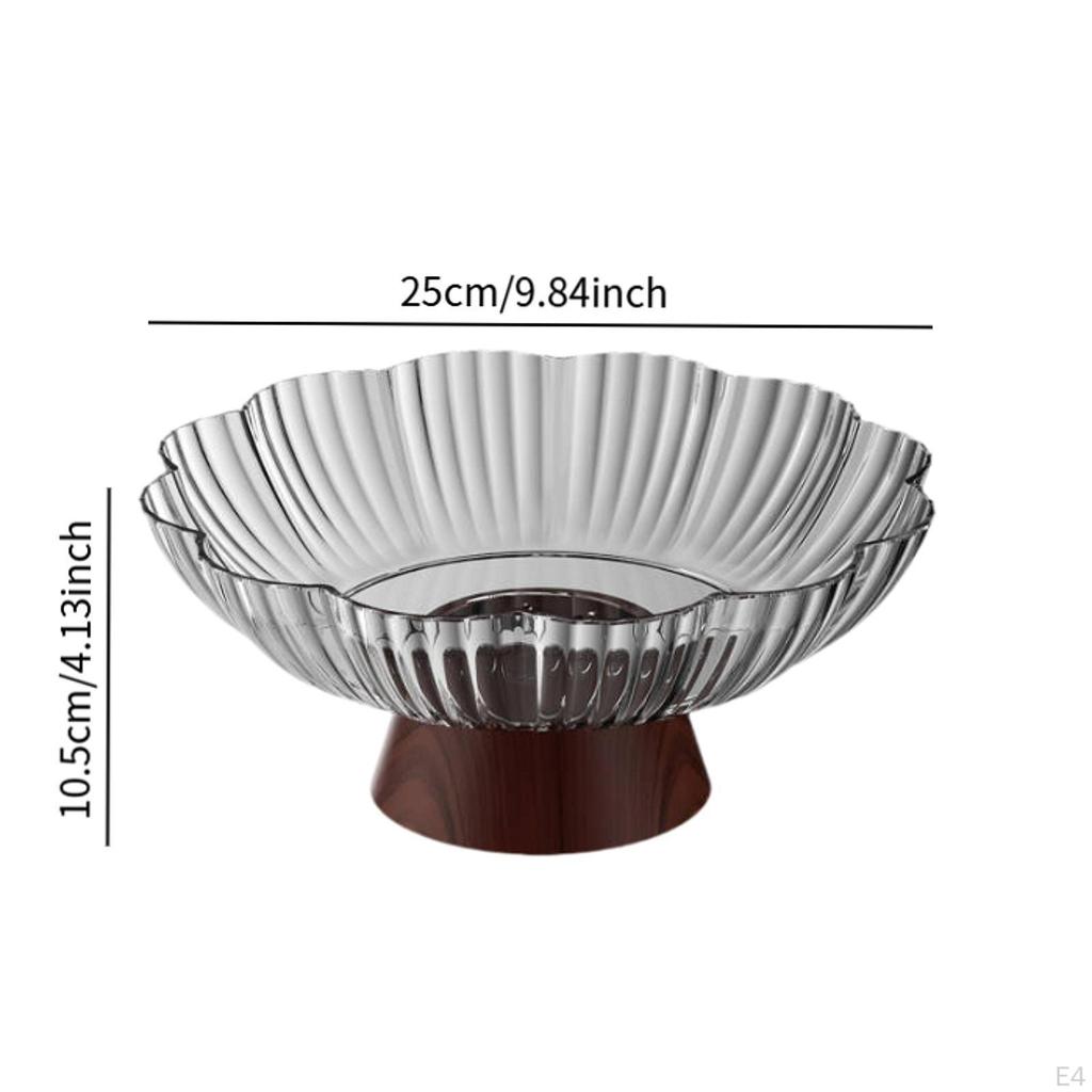 Elegant Fruit Bowl on Pedestal for Sweets And Dried Fruits, Stylish Storage Tray, Snack Stand