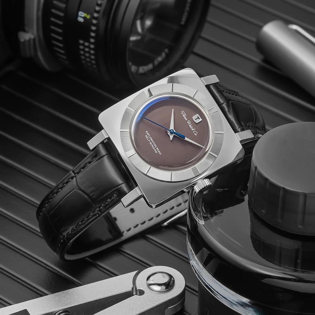 Thorn T016 Retro Watch PT5000 Movement 316L Stainless Steel Dome Sapphire Crystal Glass Blue AR Coating Men's Watch