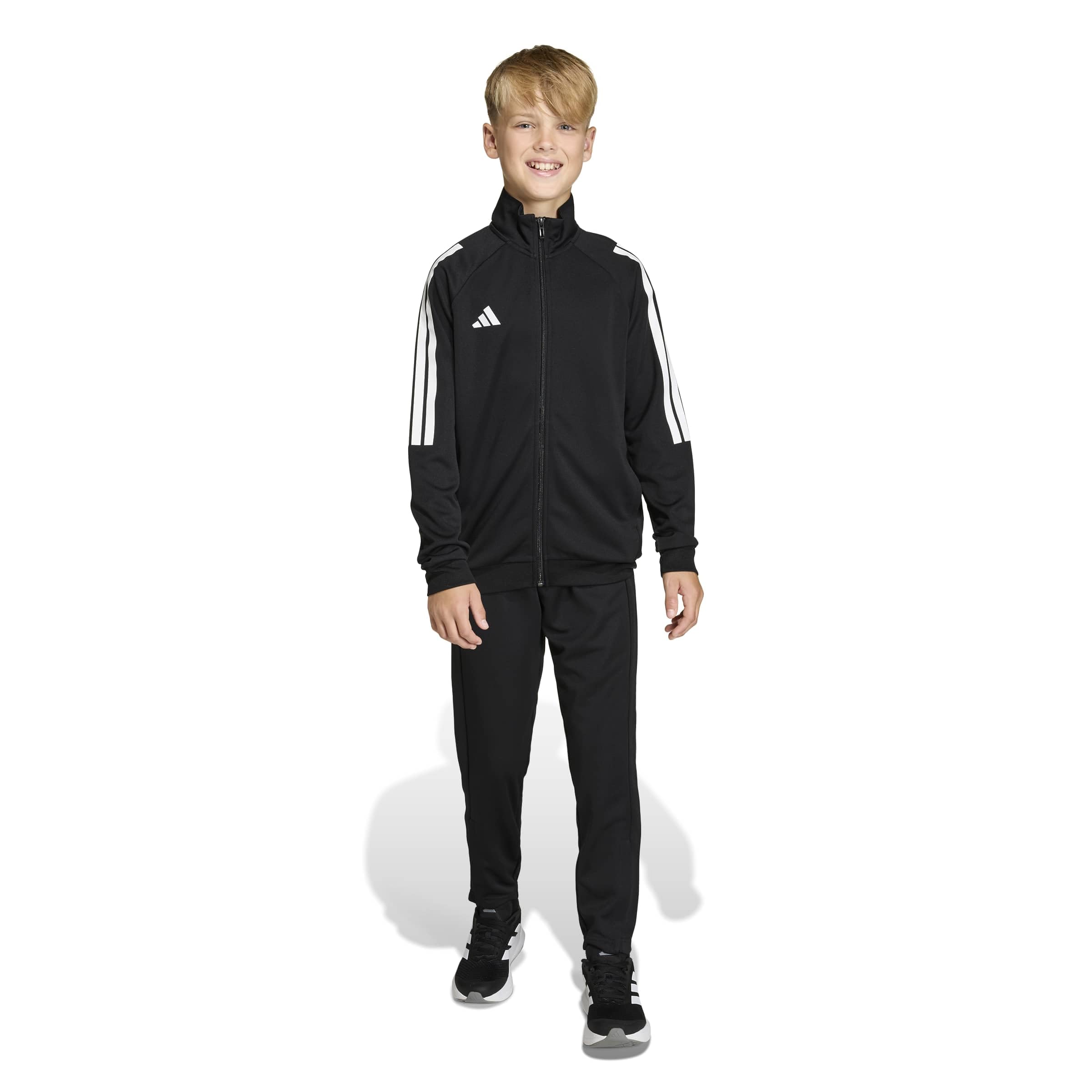 Спортивный костюм Adidas Sereno и для мальчиков 150 Детский (Верх Низ) CA859 Верх Черно-белый, Низ Черно-белый (KB0229)