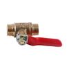 G1/4 Full Port Hose Connector Brass Ball Valve Switch Pipe Fittings Pipe Male to Male Thread