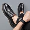 New Men's Comfort Walking Genuine Leather Loafers Soft Slip-On Casual Shoes with Breathable Lining & Anti-Slip Rubber Sole