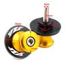 Black Swingarm Spools Slider Stand Screws M6 For Yamaha YZF R1 R3 R6 