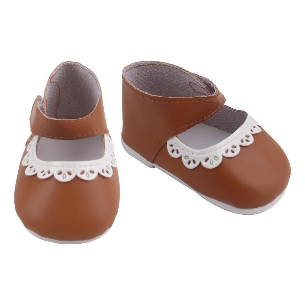 8cm Size Reborn Doll Shoes Ruffle Design Mini Gossip Shoes Baby Shoes Doll Shoes  For 55cm Dolls