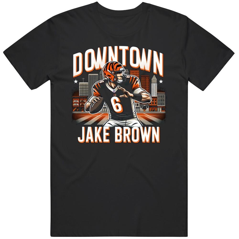 Jake Browning Downtown Jake Brown Fan  T Shirt
