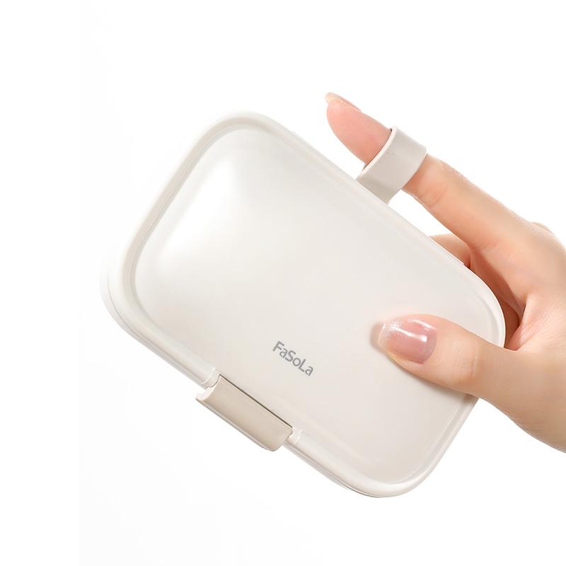 8-Grid Pill Box, Portable Mini Pill Storage Box For Separate Loading, Large-Capacity Pill Box 7 Days Mini Medicine Chest
