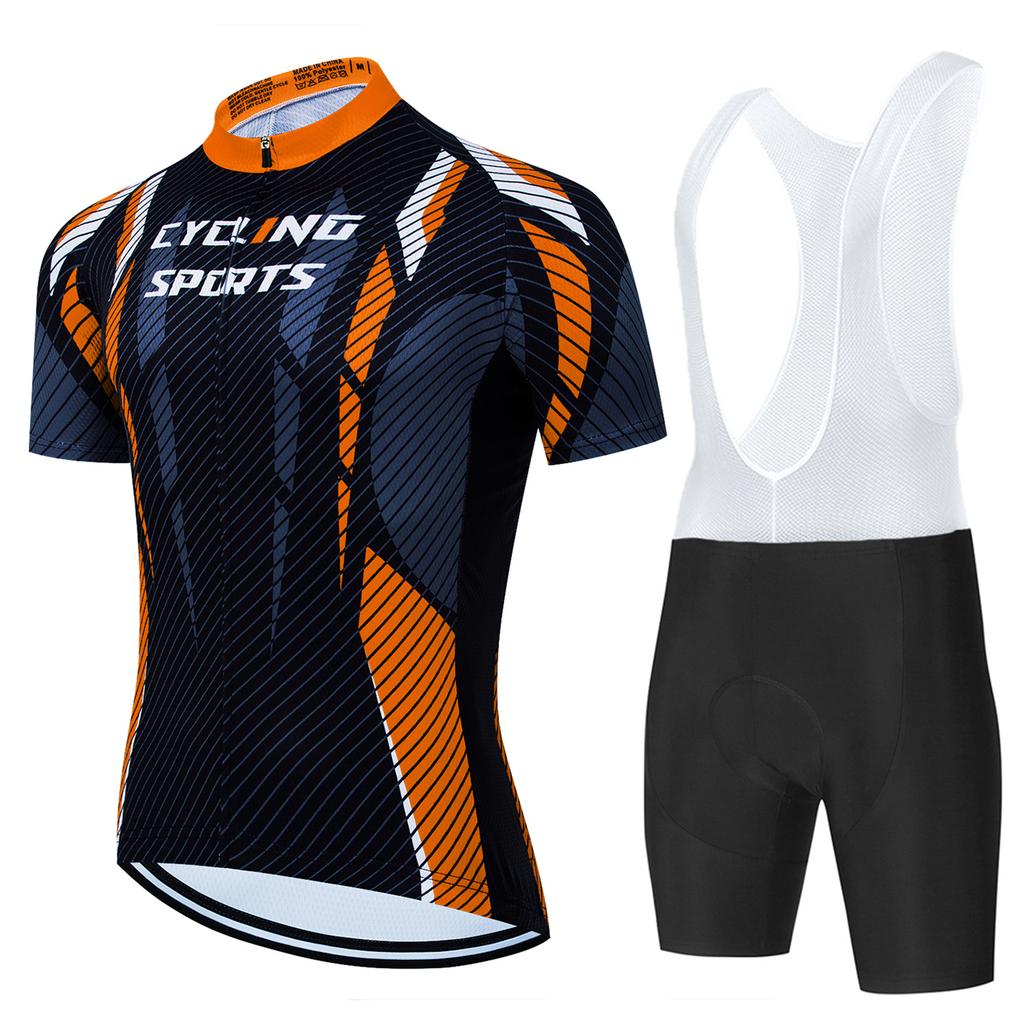 Man Bib Shorts Bi Cycle Jersey Men Mountain Bike Jerseys Mtb Bicycle Clothing Mens Cycling Clothes  2026 Summer Breathable Cycling Suit Set