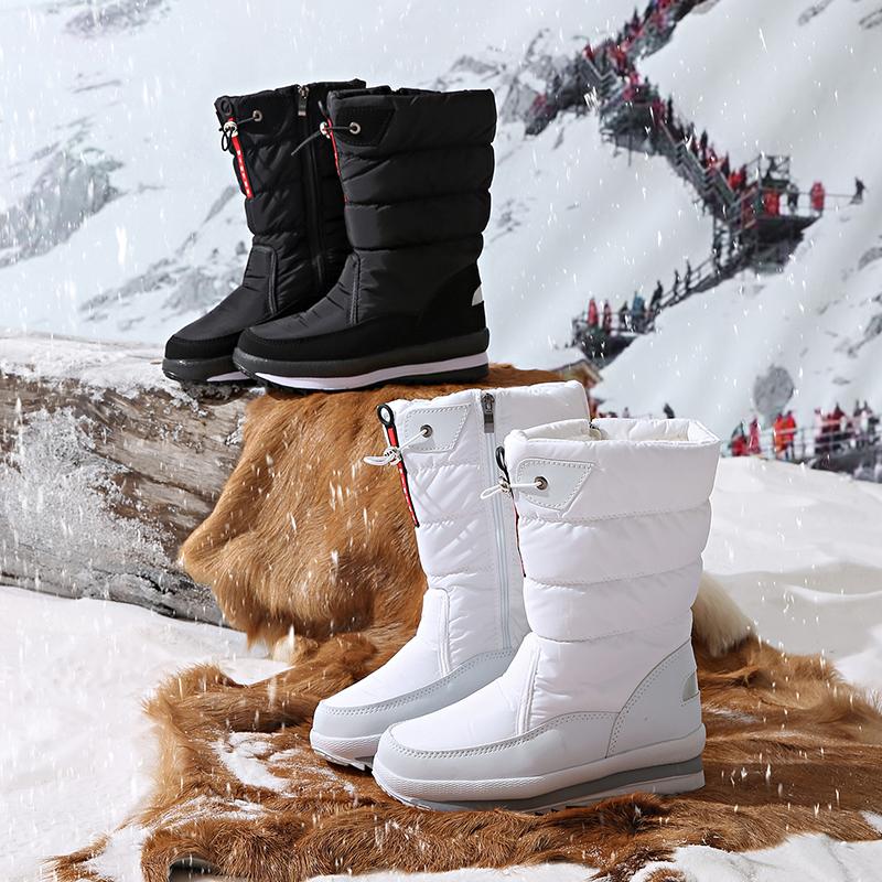 TUINANLE Winter Men's Large Size Plus Velvet Rubber Bottom Winter Shoes Men's Winter Snow Boots High Top