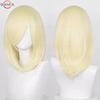 40cm Medium Basic Anime Cosplay Wig Bang Blond  Black White Red Pink Green Brown Gold Blue Heat Resistant Synthetic Hair Wigs
