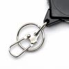 TUNUKE Reel Carabiner Extendable up to Compact and Lightweight Keychain, Style, Pin-on Reel, 70cm, (5 Black)