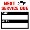 450 PCS Oil Change Stickers For Windshield, 2 Rolls  Oil Change Sticker, 2 X 2 Inches Next Service Due Sticker Labels, Removable Vinyl Stickers For