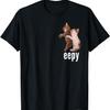 Eepy Cat, Dumme verschlafene Katze Meme T-Shirt(4)