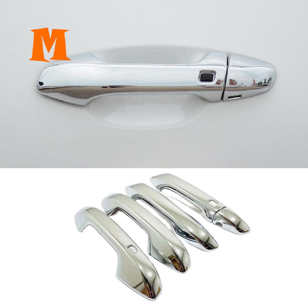 

Для Kia Seltos карбоновая хромированная ручка боковой двери автомобиля, декоративная накладка, внешняя стильная рамка 2022 Chrome