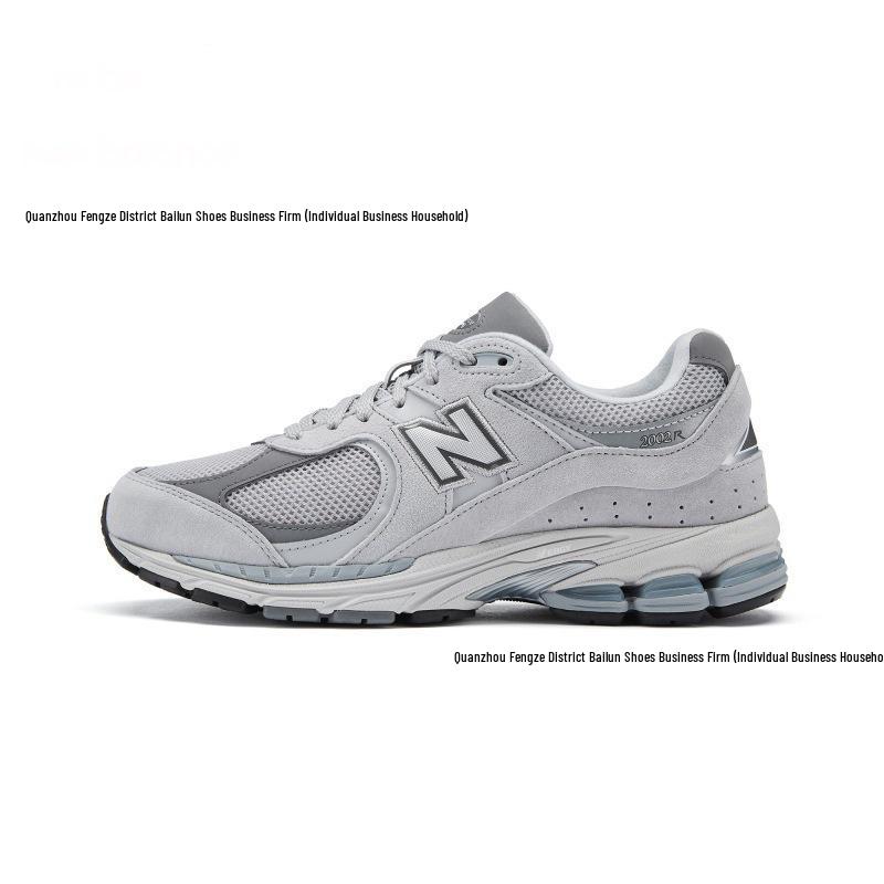 

NB2002RA Оригинальные серые ретро повседневные спортивные кроссовки для мужчин и женщин - Дышащие кроссовки в американском стиле для пап. 41.5