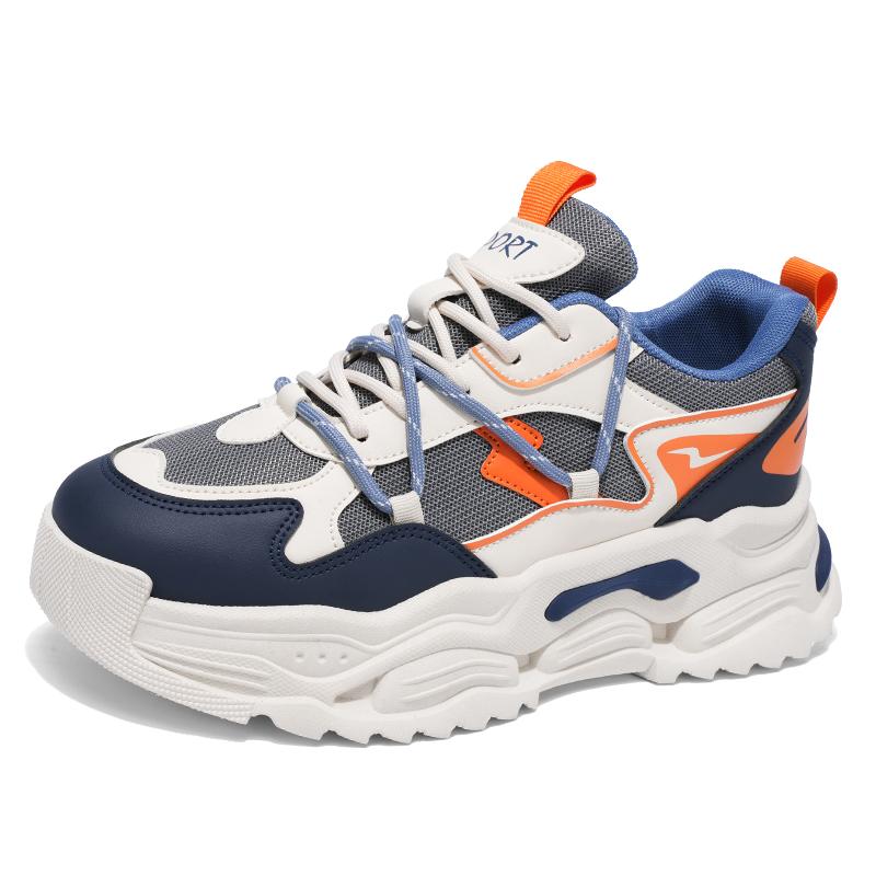 Casual Shoes Men Thick Soled Fashion Versatile Walking Shoes Wear-resistant Comfortable Breathable Sports Shoes for Men