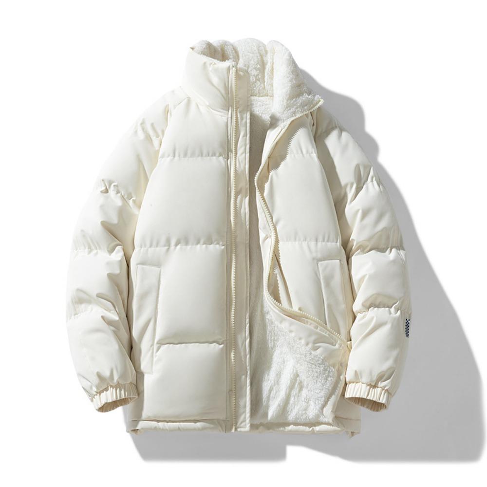 Men's winter windproof, fleece and thickened cotton-padded jackets, couples' thickened cotton-padded jackets and outerwear
