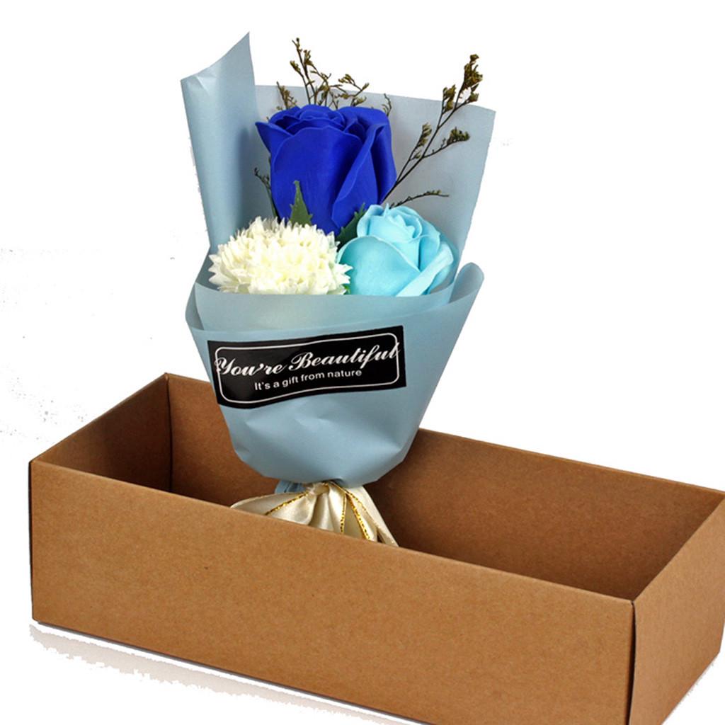 Box Scented Bath Body Petal Rose Flower Soap Wedding Decoration Gift Best