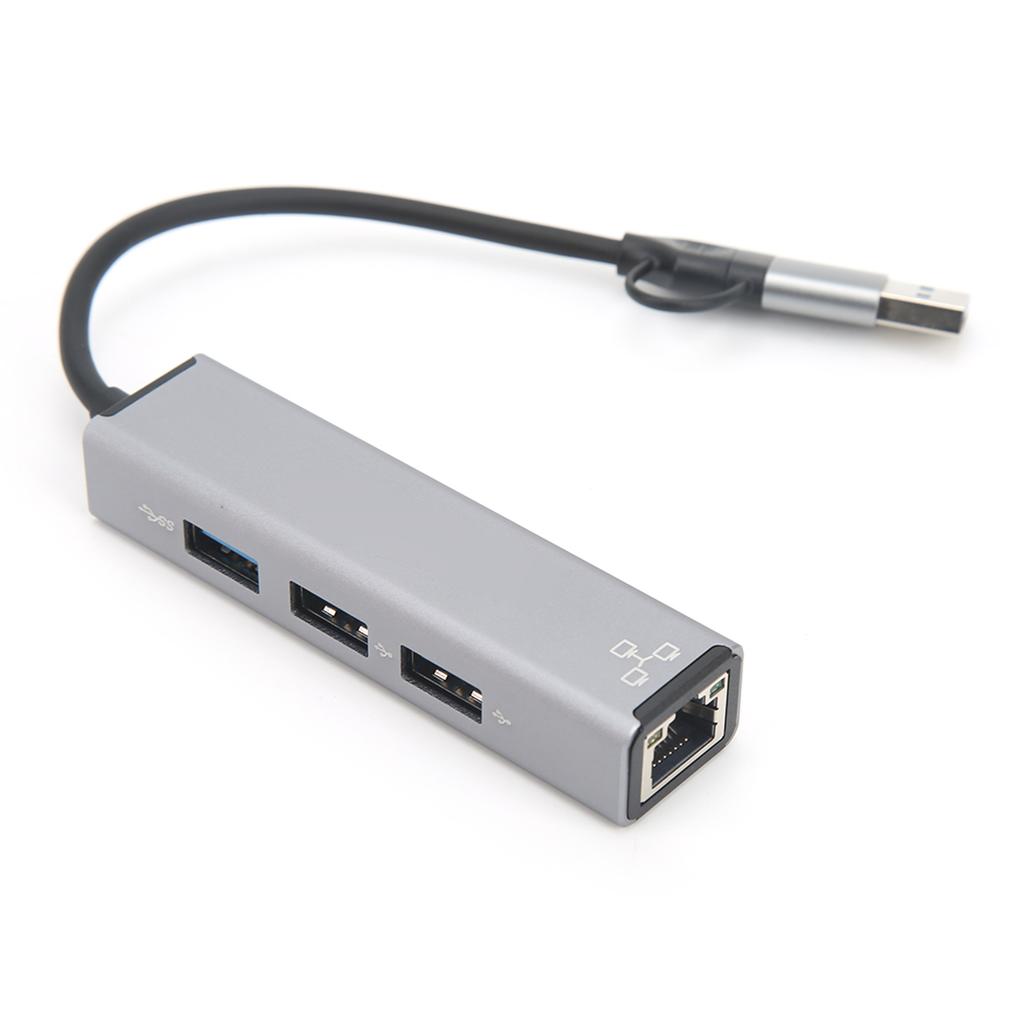 USB C USB A Hub Low Network Latency USB 3.0 USB 2.0 RJ45 Port Type C3.0 Docking Station Ethernet