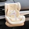 Durable Car Doll Safety Seat Plastic Cartoon Chair Model  Car Interior Styling