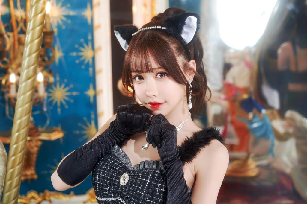 Luxterra Cosplay Halloween Midnight Cat Black [čirý kámen] dámské