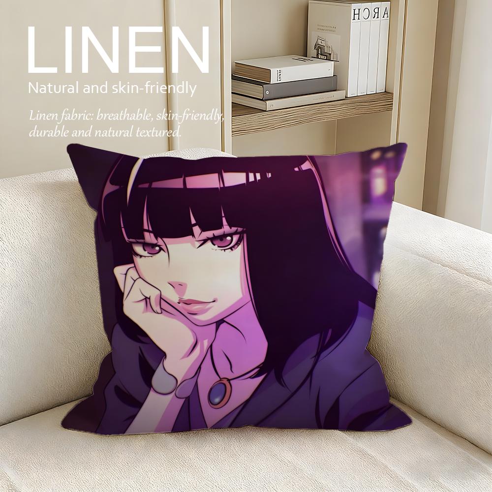 

Mystery Death Parade Cushion Cover Pillowcase Set Pcs x x Breathable Washable Sofa Cushion Cover 30X30cm