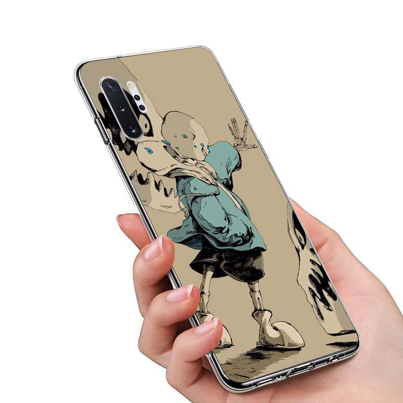 Undertale Papyrus För Samsung Galaxy Note 20 10 9 8 Plus Ultra Lite M21 M31 M31S M10S M20 M21 M32 M12 Mobilskal