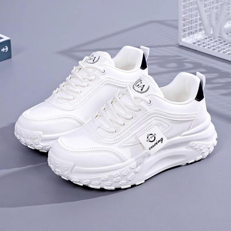 

Popular dad shoes children s spring platform 2025 new Internet celebrity leisure sports women s shoes autumn student running shoes 40 белый