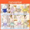 Plush Bunny Hoodie Toy Keychain Stuffed Doll Backpack Pendant Gift Decoration