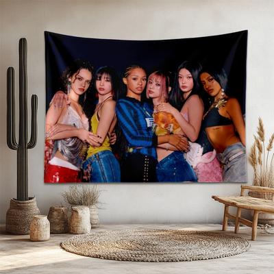 Katsy Kpop Christmas  Decorations, The Top Choice for Holiday Gifts, 2D Flat Digital Printed Wall Hangings for Living Room Lands