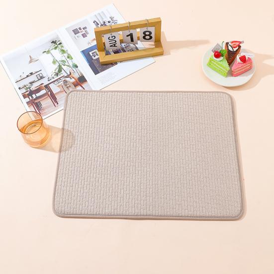Microfiber Dish Drying Mat Absorbent Pad Large Size Kitchen Counter Mat Dish