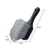 Wheel & Tire Brush for Car Rim, Short Handle Steel Wire Car Wash Brush, Cleans Tires & Releases Dirt and Road Grime