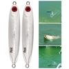 2Pcs Simulation Fish Shape Lure Bait Fishing Tackle Vivid Swimming Posturesilver