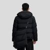 Saucony Solid Color Mid-Length Down Jacket Men outerwear Black SC2230049A-BK01