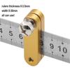 Aluminum Adjustable Ruler Stop Block Limit Block Ruler Positioning Block Easy To Use for Precise Woodworking & Marking