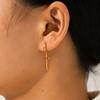 Cross Earrings Pendant Light Luxury High-end Drop Earrings Versatile Titanium Steel Jewelry Accessories for Women