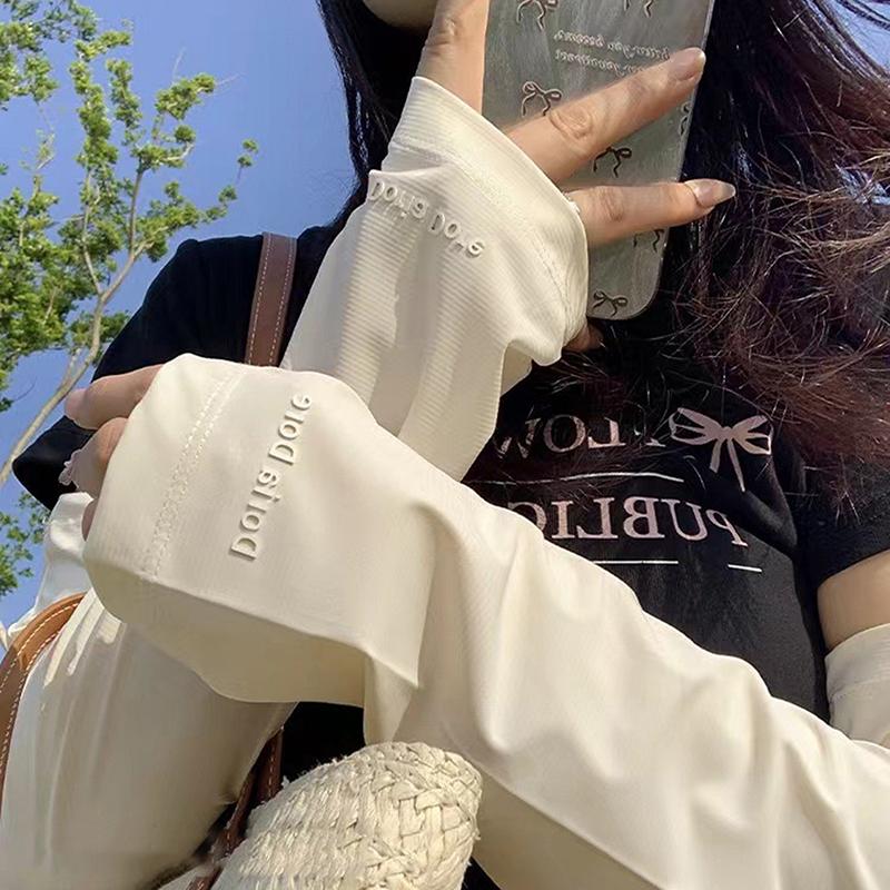 Sun Protection Ice Sleeves Ice Silk Sleeves Wholesale Sleeves Women'S Anti-Uv Arm Sleeves