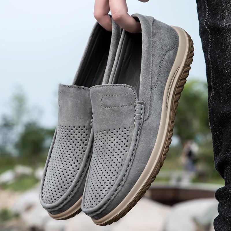 Fashion Men Casual Shoes Luxury Comfort Soft Men Loafers New Men's Outdoor Mesh Breathable Shoes Versatile and Minimalist