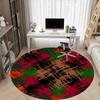 1pc Abstract Pattern Chair Carpet for Office Non Slip, Machine Washable Rug for Office, Room Holiday Decor for Christmas, Birthday Polyester