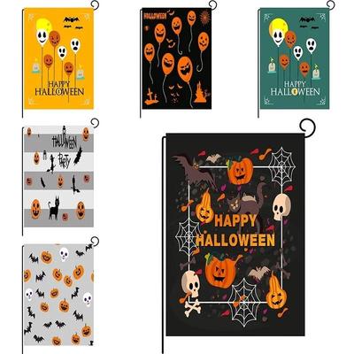 Vianoce Halloween Deň vďakyvzdania Záhradná vlajka Vitajte Párty Festival Domáce závesné bannery Dekorácia 47X32cm