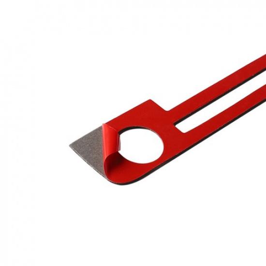 Red For BMW 3 Series E46 98-05 Carbon Fiber Interior CD Panel Frame Cover Trim