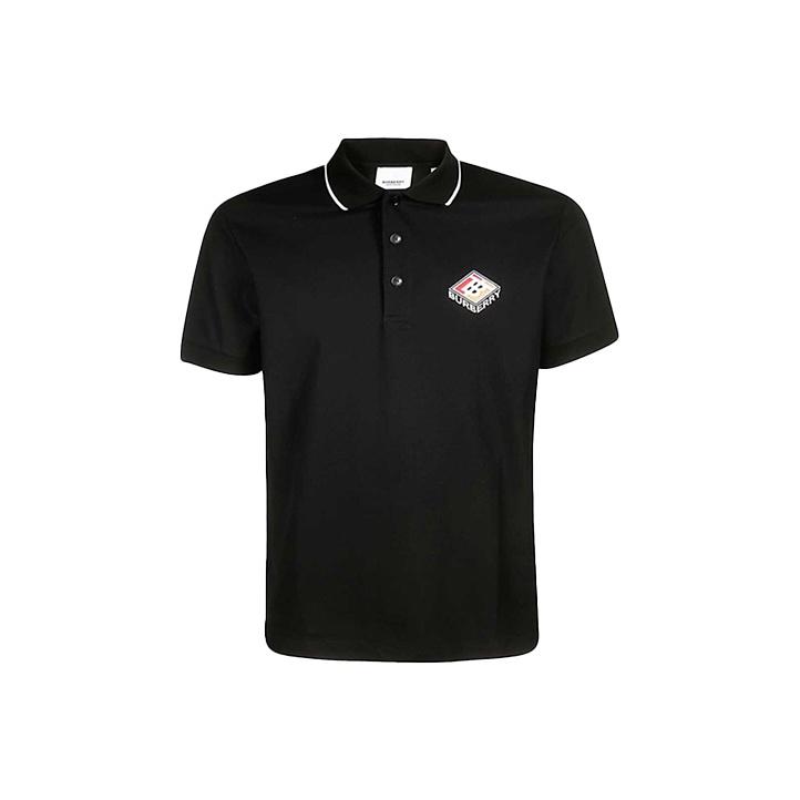 Burberry Embroidered Graphic Logo Polo Shirt 80218331