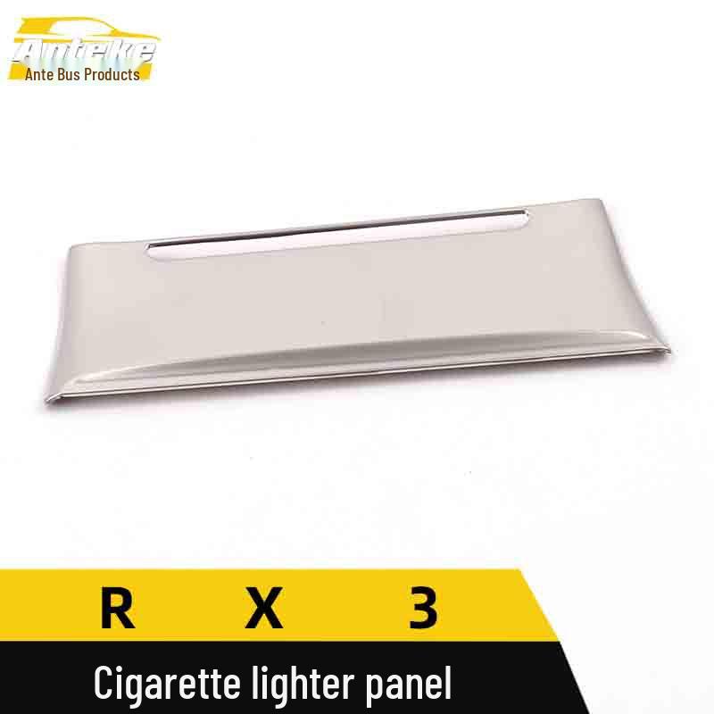 Roewe RX3 Stainless Steel Ashtray Decorative Sticker for Center Console