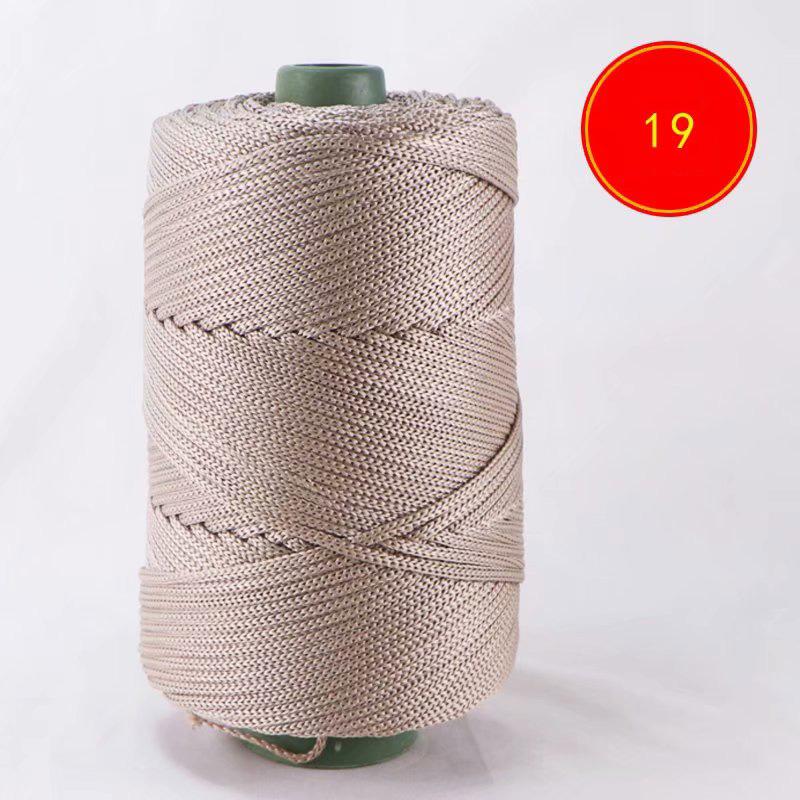 230 Grams Light Viscose Ice Rope 200M Summer Sun Hat Handwoven Diy Hook Cushion Hollow Bright Silk Medium Thick Wool Yarn Thread