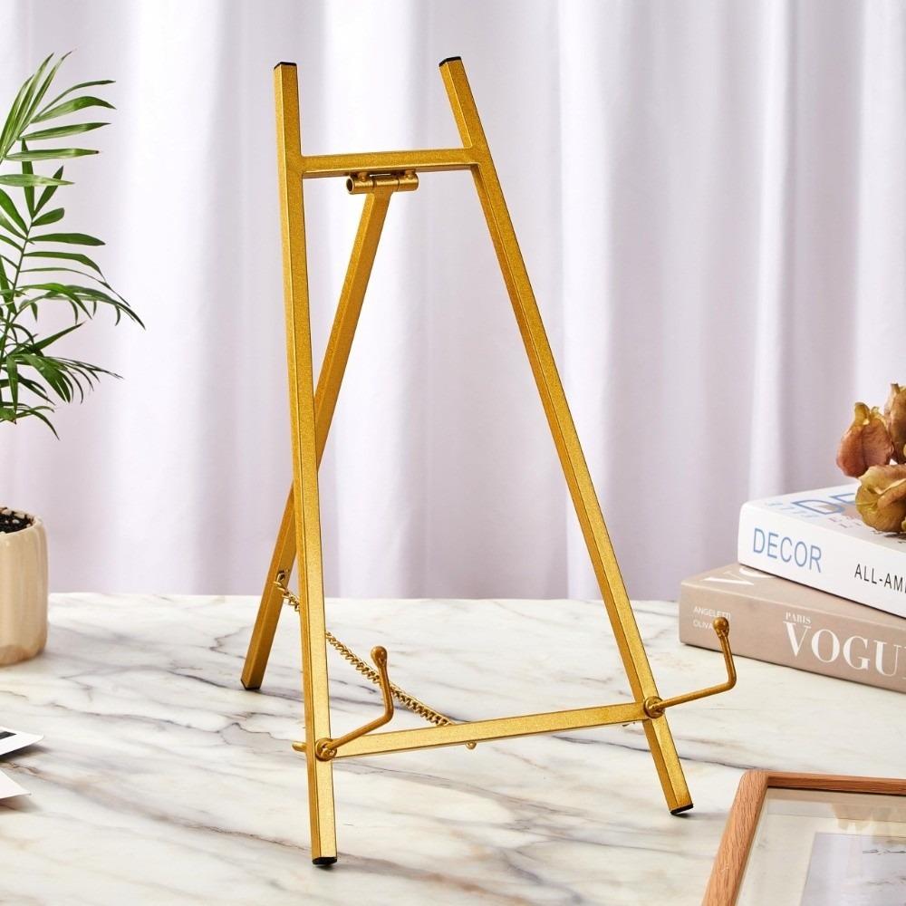 Elegant Easel Stand Metal Wedding Photo Display Rack Table Top Easel Stand  for Wedding Sign
