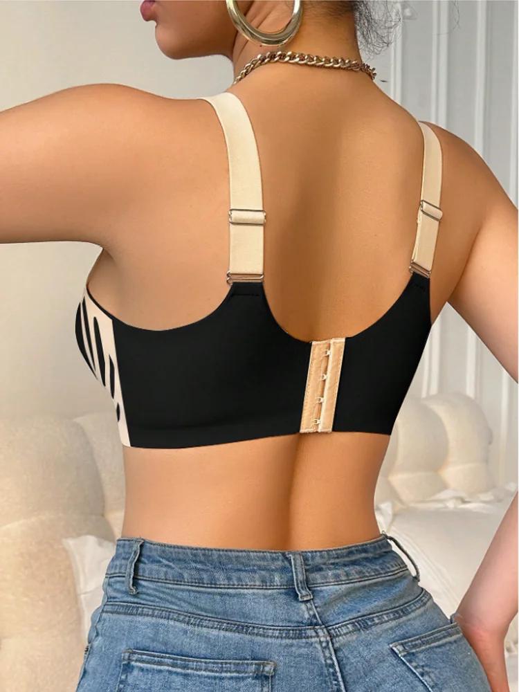 Women's Push-up Gather Wireless Bra Women Gathered Up Soft Support Adjustable Underwear Anti-sagging Seamless Lift-up Bra M-2XL