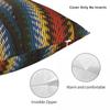 Michif Sash Square Pillowcase Polyester Linen Velvet Creative Zip Decor Car Cushion Cover